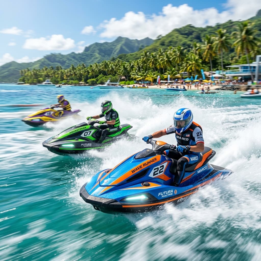 Water Go Kart India – racing on water at Aquatown adventure park Gujarat